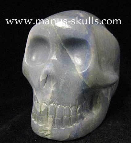 Dumortierite Skull