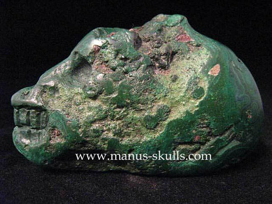 Malachite Skull