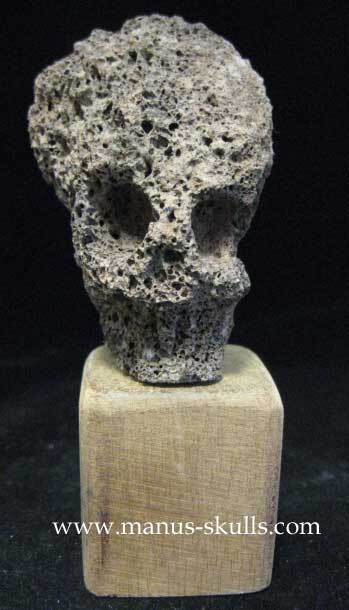 Lava Rock Skull